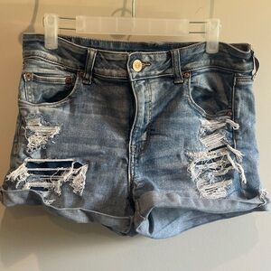American Eagle Next Level Stretch Denim Jean Shorts Size 14